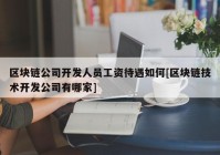 区块链公司开发人员工资待遇如何[区块链技术开发公司有哪家]